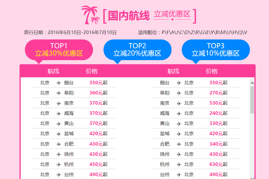 6月6国航特惠日 国际航线550元起!