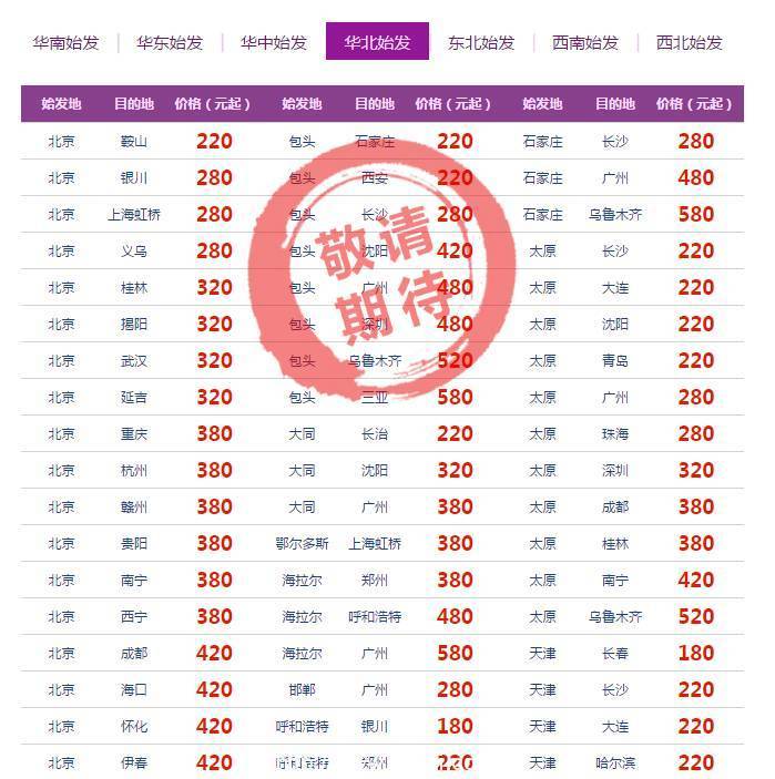 南航本月会员日 促销价格出炉，80元起秋季游大江南北，部分国庆票