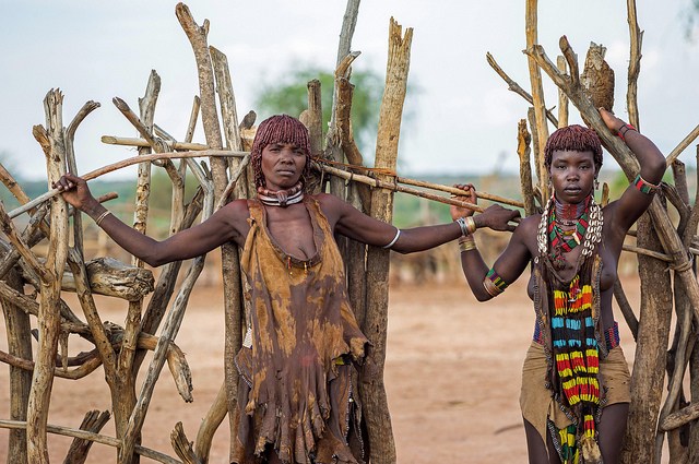 Hamer in Logara, near Turmi, Ethiopia
