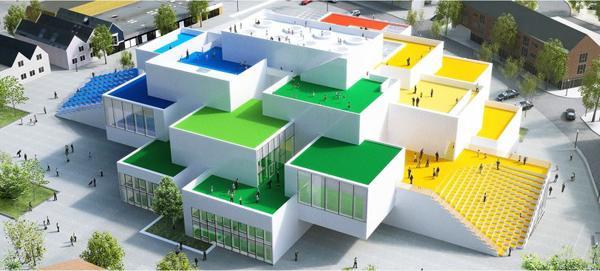 丹麦 LEGO House 积木基地由 21 块积木「砌」成。
