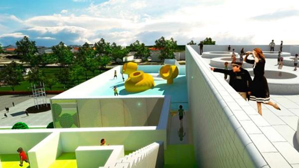 LEGO House 天台都有特别户外玩意。<br />