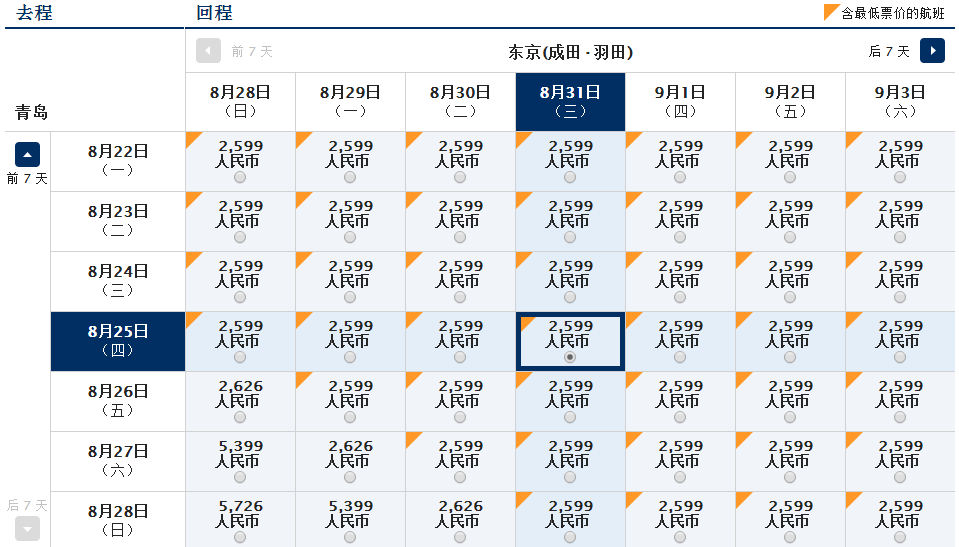 ANA 全日空航空 武汉&青岛往返东京含税1K8元&2K6！