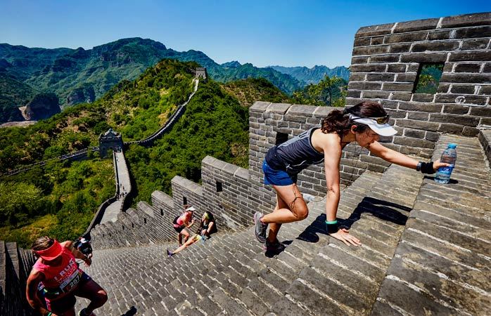 长城马拉松被誉为世界最顶级的马拉松© Albatros Adventure Marathons