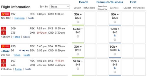 alaska-hainan-redemption-beijing-chicago