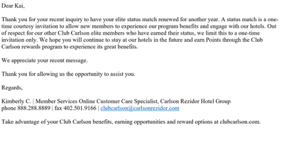 club-carlson-status-match-response