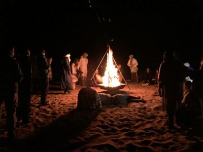 merzouga-bonfire