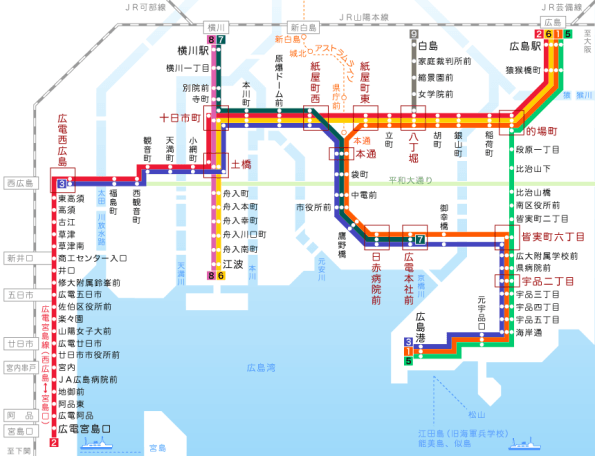 电车路线図