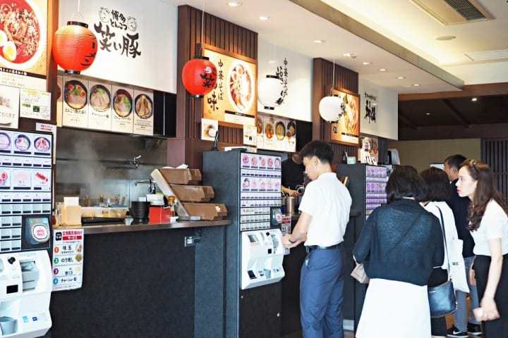Wing airport HANEDA羽田机场 拉面美食街