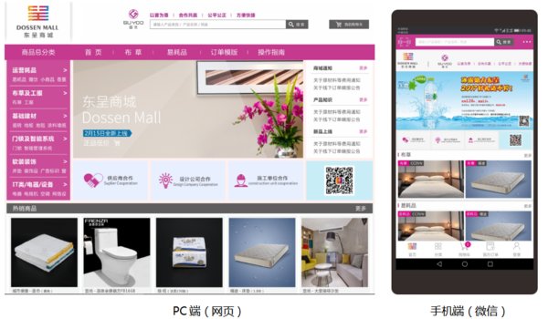 东呈商城采购平台网页端、手机端操作界面 东呈商城采购平台网页端、手机端操作界面