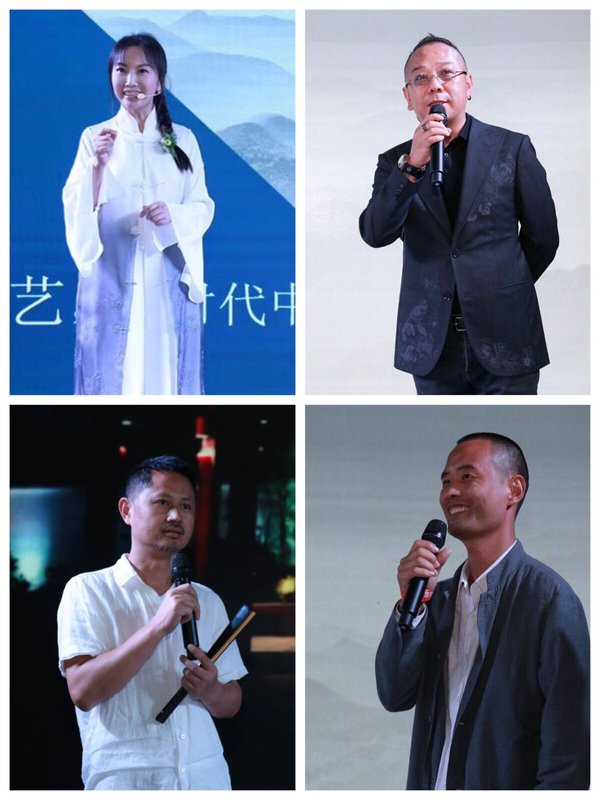 设计师发言(左上:艾葳,左下:李建波,右上:蔡鸣,右下:李海虹) 设计师发言(左上:艾葳,左下:李建波,右上:蔡鸣,右下:李海虹)