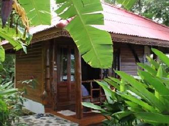达鲁岛上的生态小屋