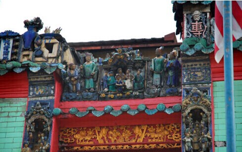 陈式祠堂雕塑