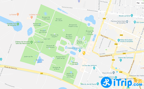 凡赛尔宫地图