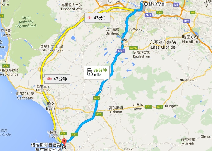 格拉斯哥,格拉斯哥地图高清