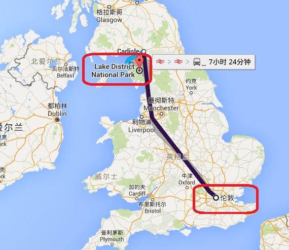 英国湖区公家公园,从伦敦到英国湖区旅游,英国湖区交通