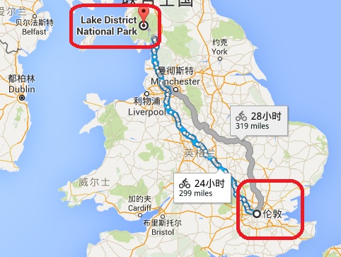英国湖区公家公园,从伦敦到英国湖区旅游,英国湖区交通