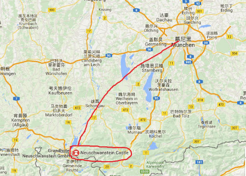 新天鹅堡,慕尼黑,德国慕尼黑,德国新天鹅堡旅游攻略景点 位置 交通 开放时间