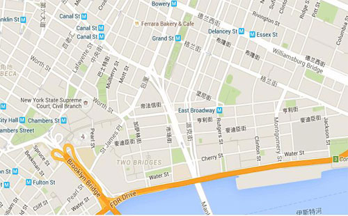 纽约唐人街地址