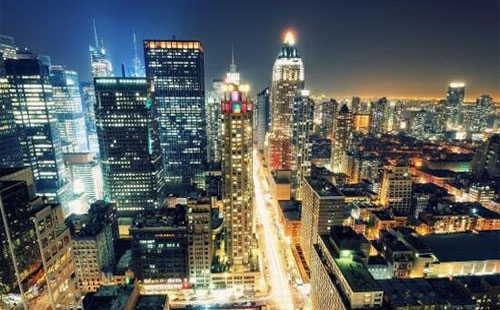 纽约都市夜景