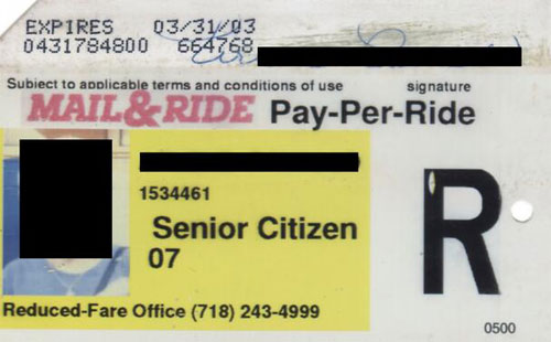 纽约地铁卡——pay per ride