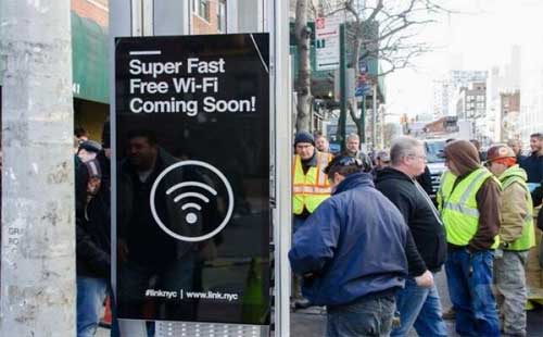 纽约全城免费wifi外观