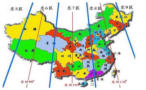 中国的时区