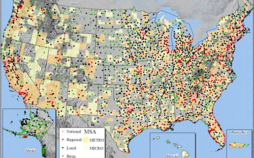 美国机场数量美国机场数量分布图