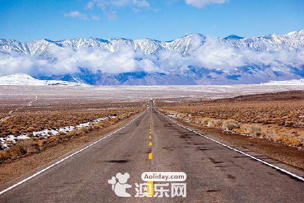 死亡谷雪山